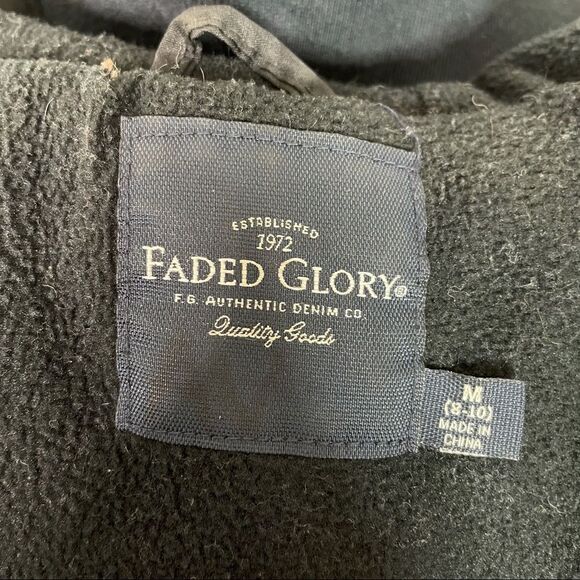 Faded Glory Black Puffer Coat - Women’s M - Picture 6 of 7